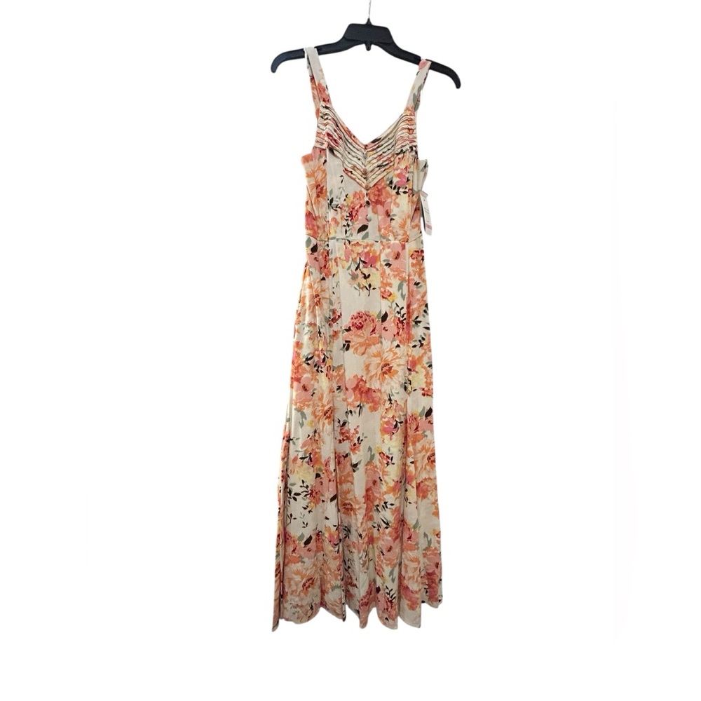 Taylor Multicolor Floral Maxi Dress NWT 10 Boho Festival Prairie Women’s Zipback